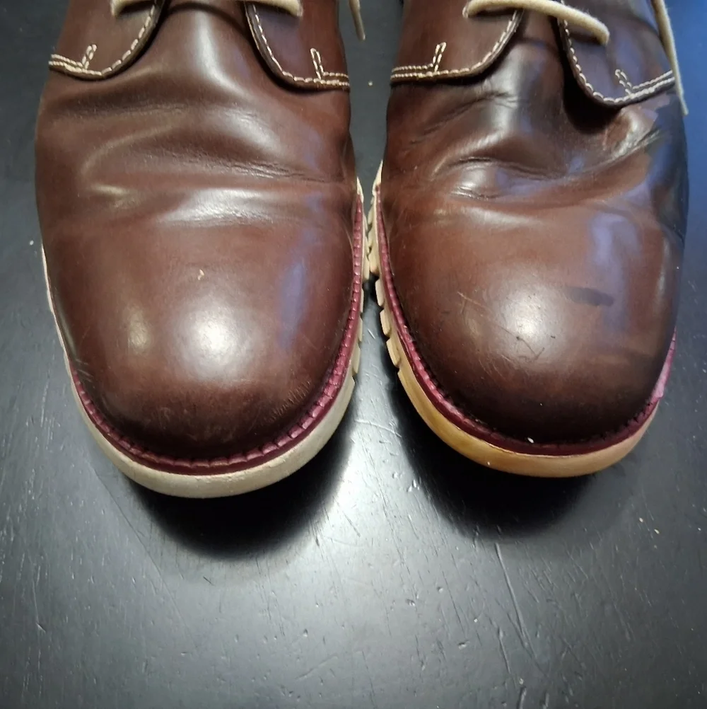 Cole Haan GRAND O.S Leather Chukka Boot Size 12